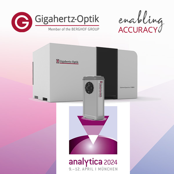 Spectra of Various Light Sources Gigahertz-Optik