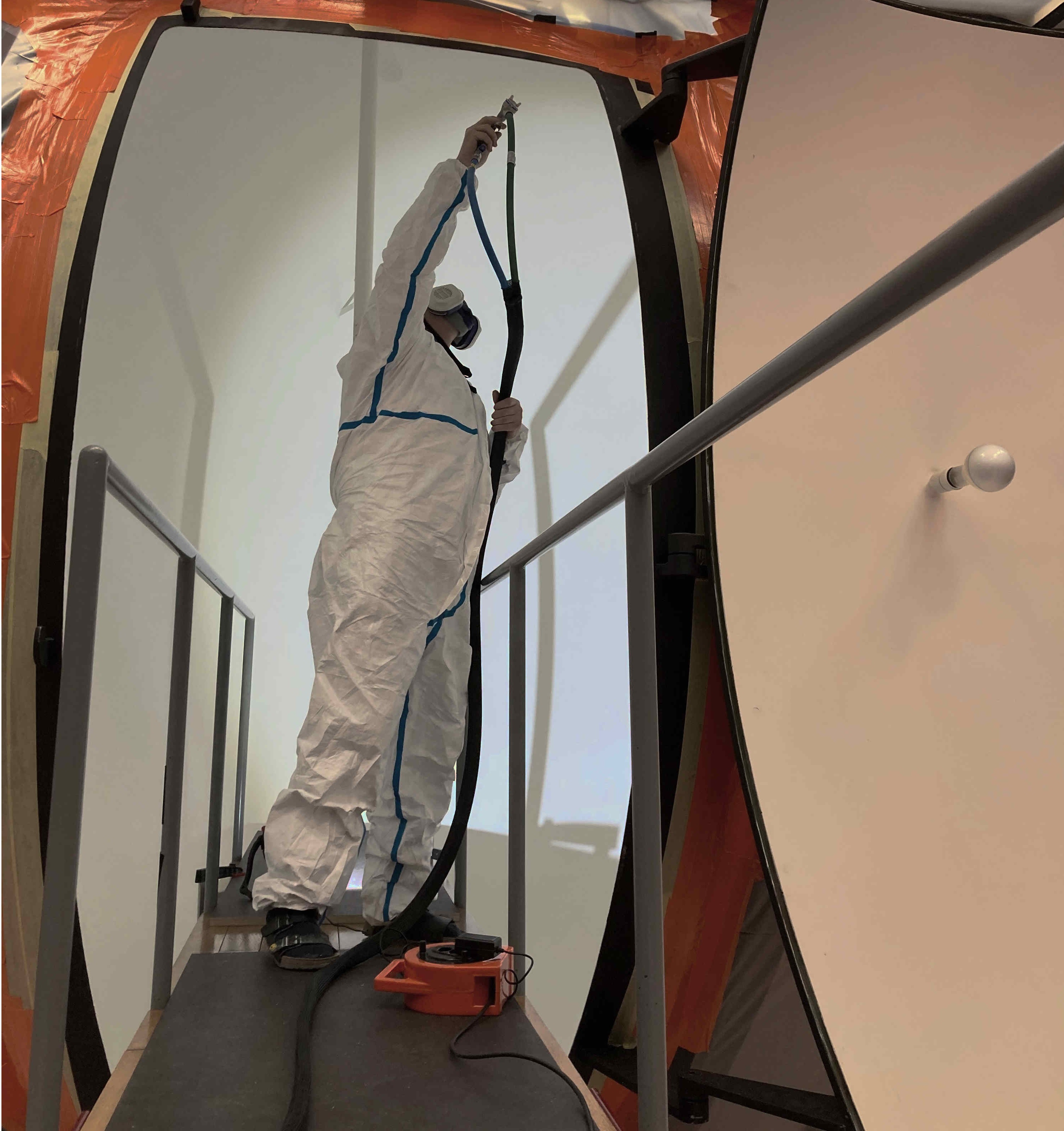 Kugelbeschichtung 4m beim METAS Kugelbeschichtung 4m