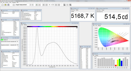 S-BTS256 user software with modular desktop setup